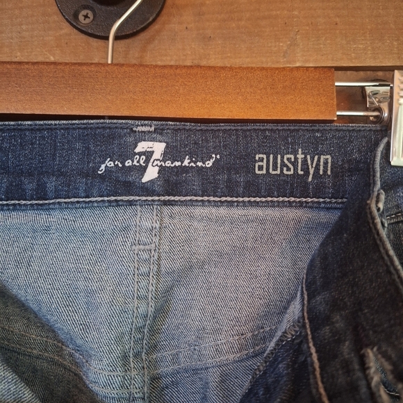 7 For All Mankind Austyn Relaxed Straight Leg Jeans Men Size 33 - Picture 8 of 9